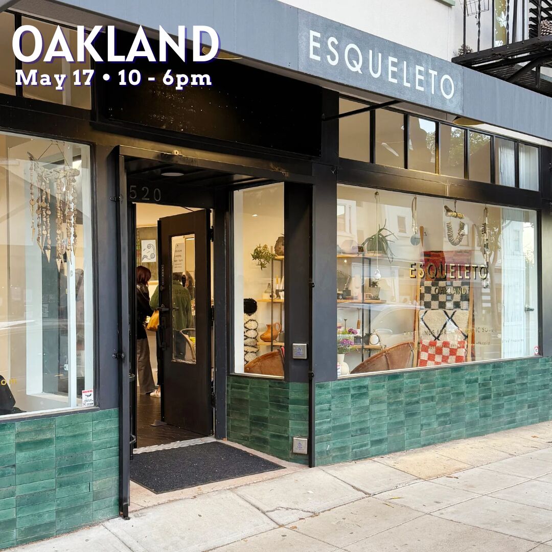 Oakland Esqueleto shop hosting Kantara pop up May 17